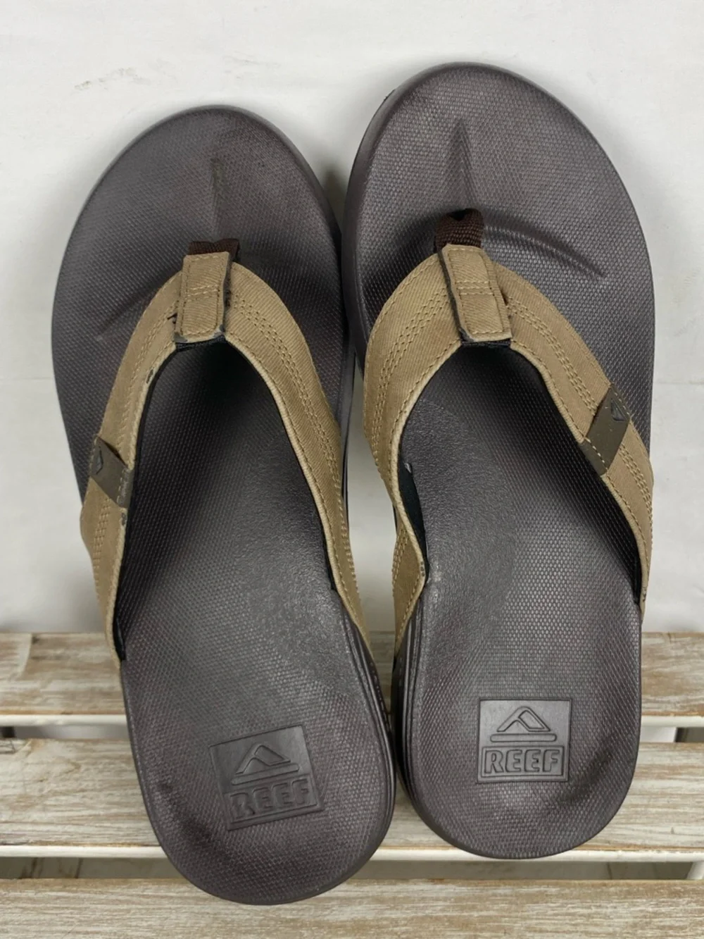 REEF Men's Cushion Phantom 2.0 flip flop cushioned footbed for comfort Sz 42 (9)